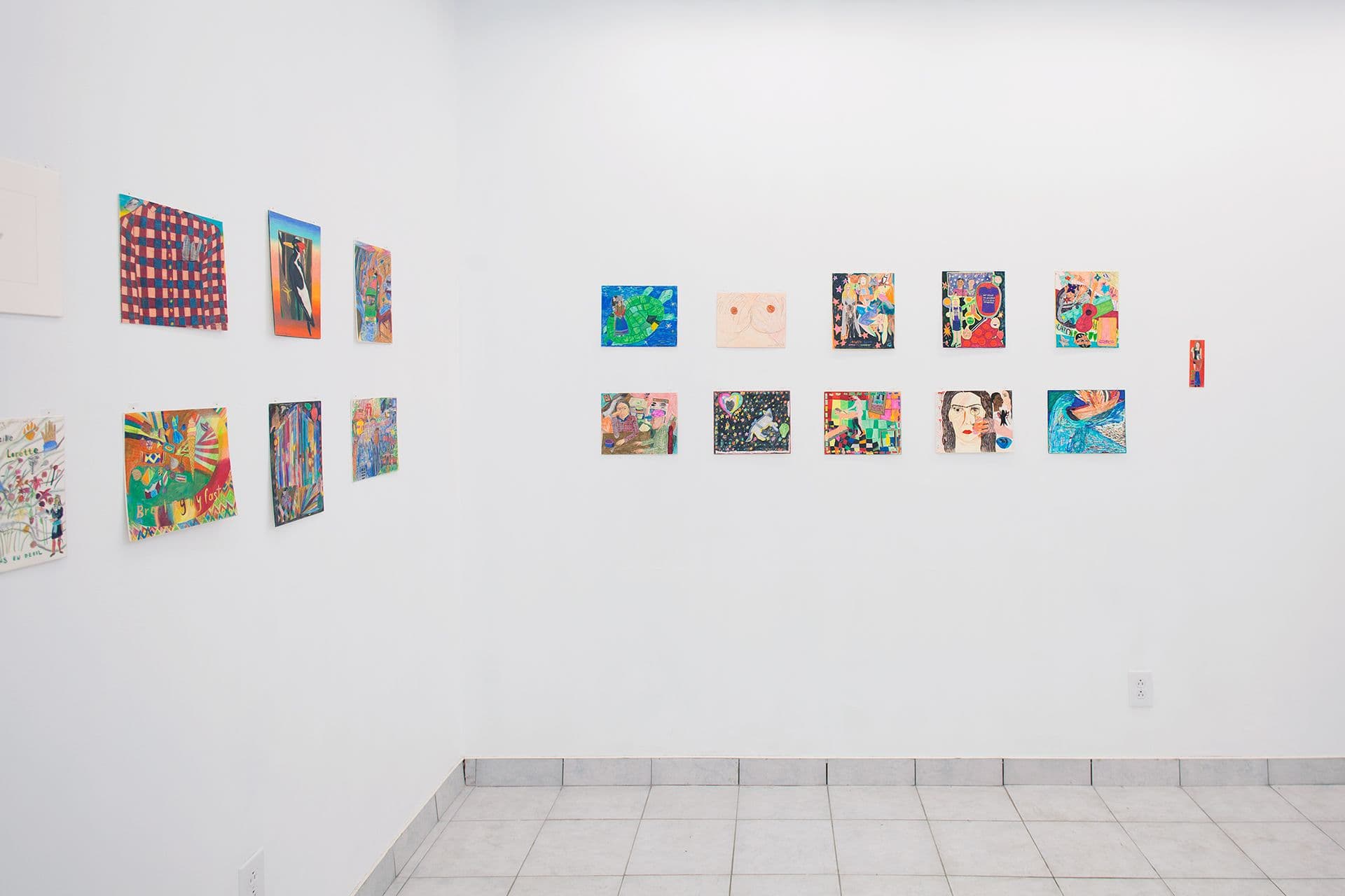 Installation view.