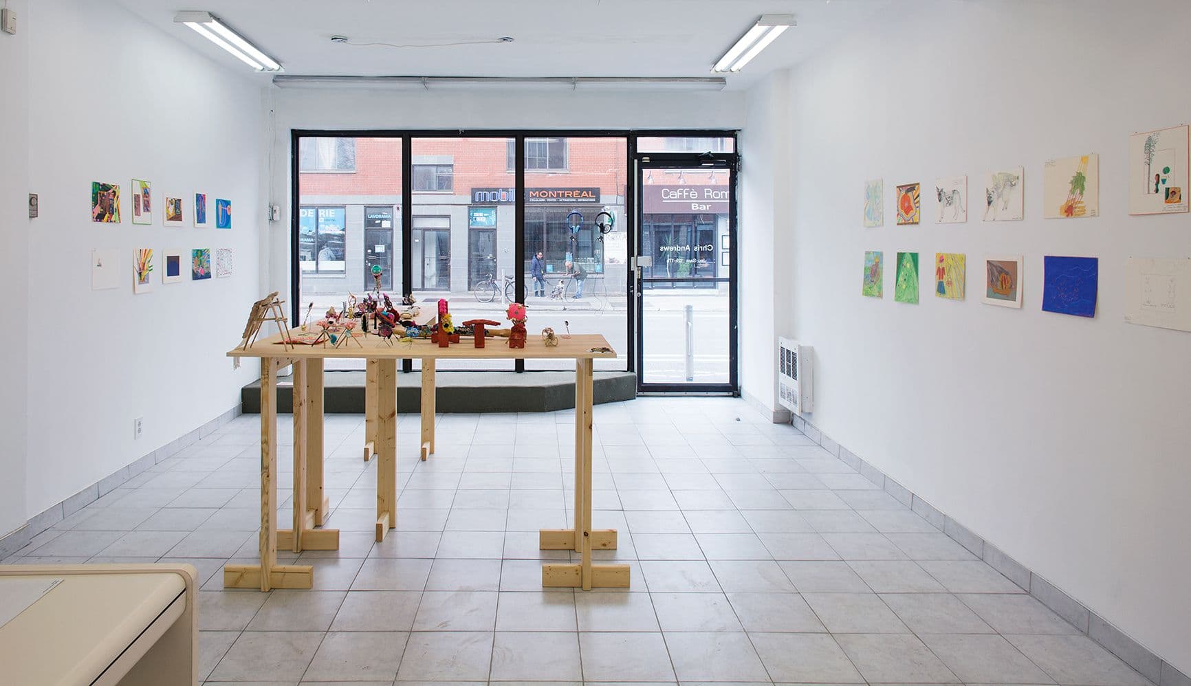 Installation view.