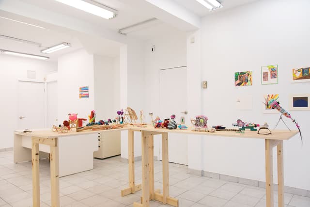 Installation view.