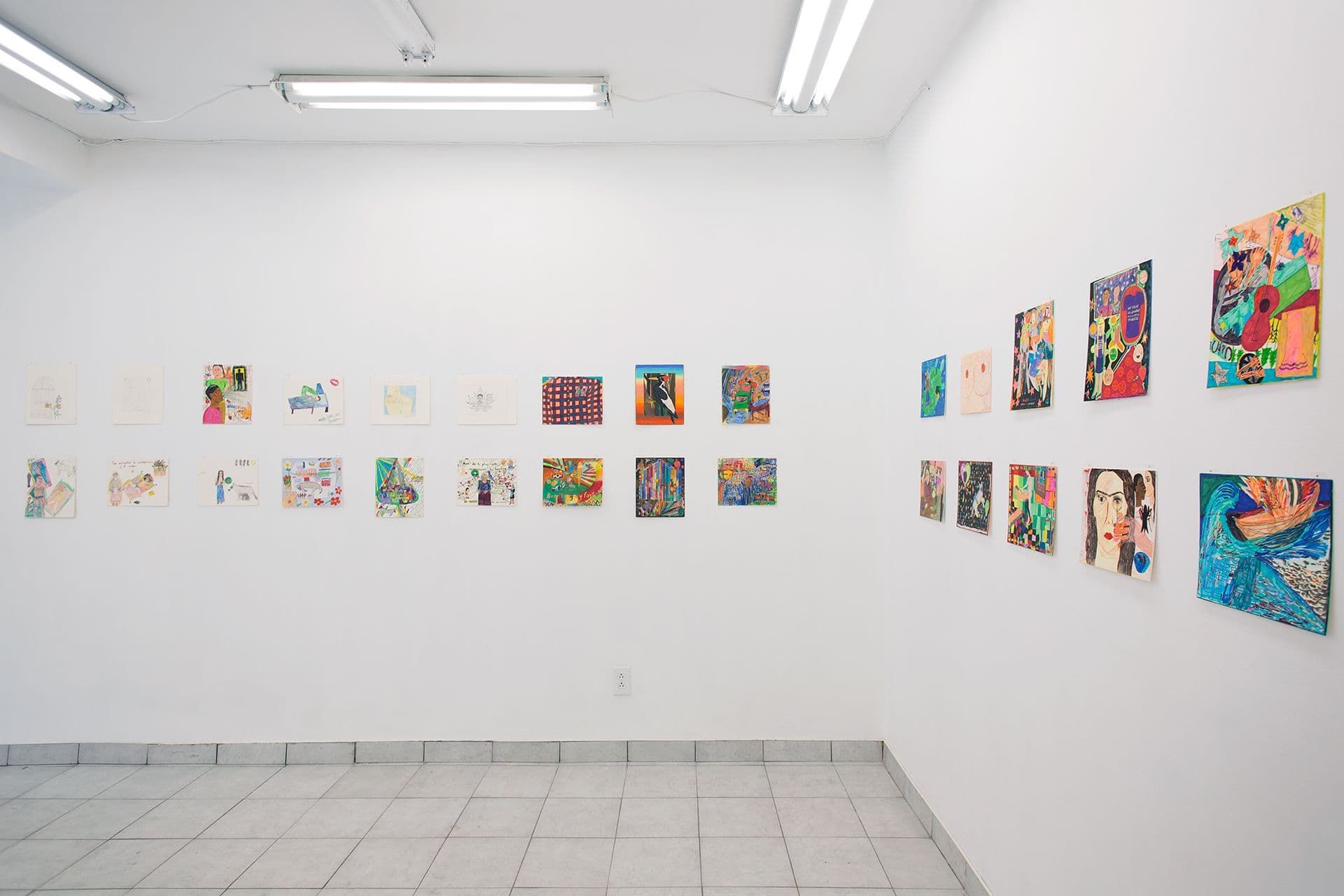 Installation view.