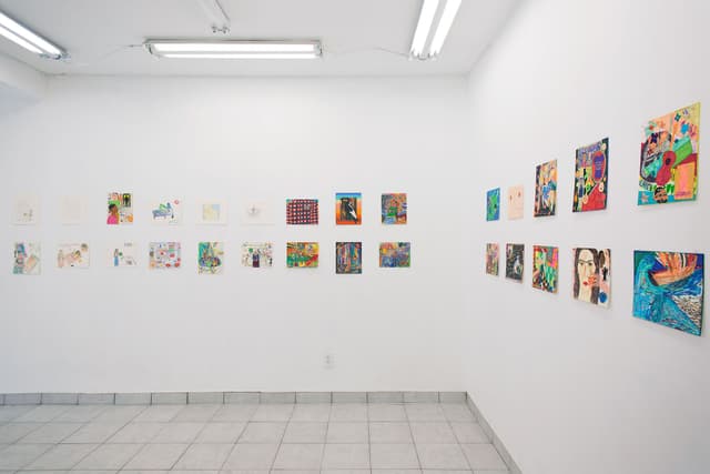 Installation view.