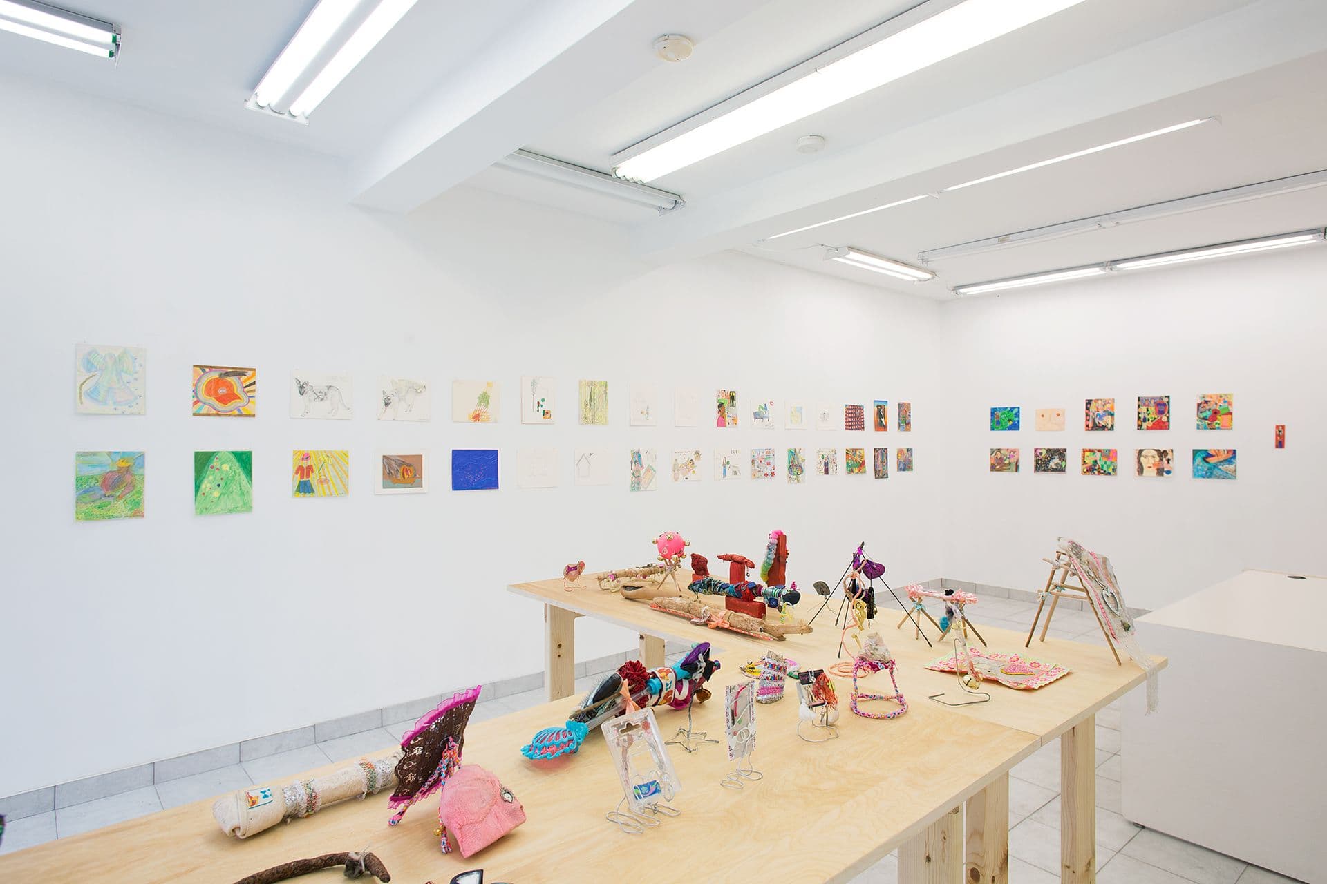 Installation view.