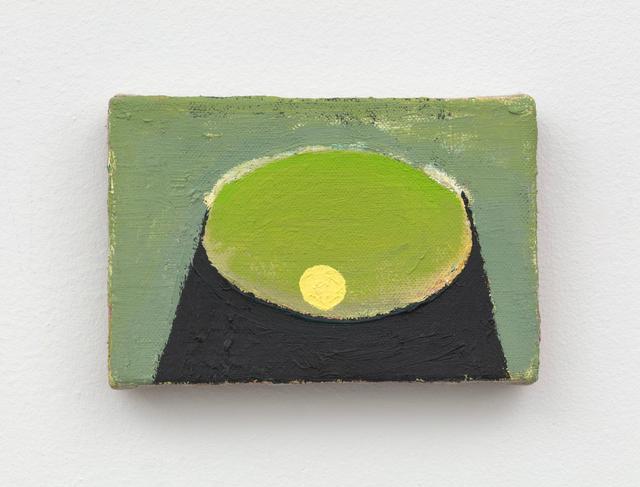 Al Svoboda. to stand where it is pointing, 2022. Oil on linen. 4 x 6 inches.