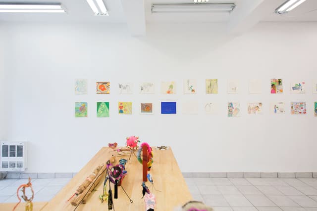 Installation view.