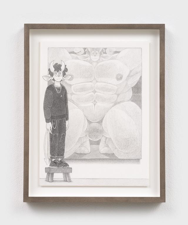 PP-013, Paul Peng Painting, 2024 Graphite on paper 12 × 9 inches (30.48 × 22.86 cm) 15 × 12 inches