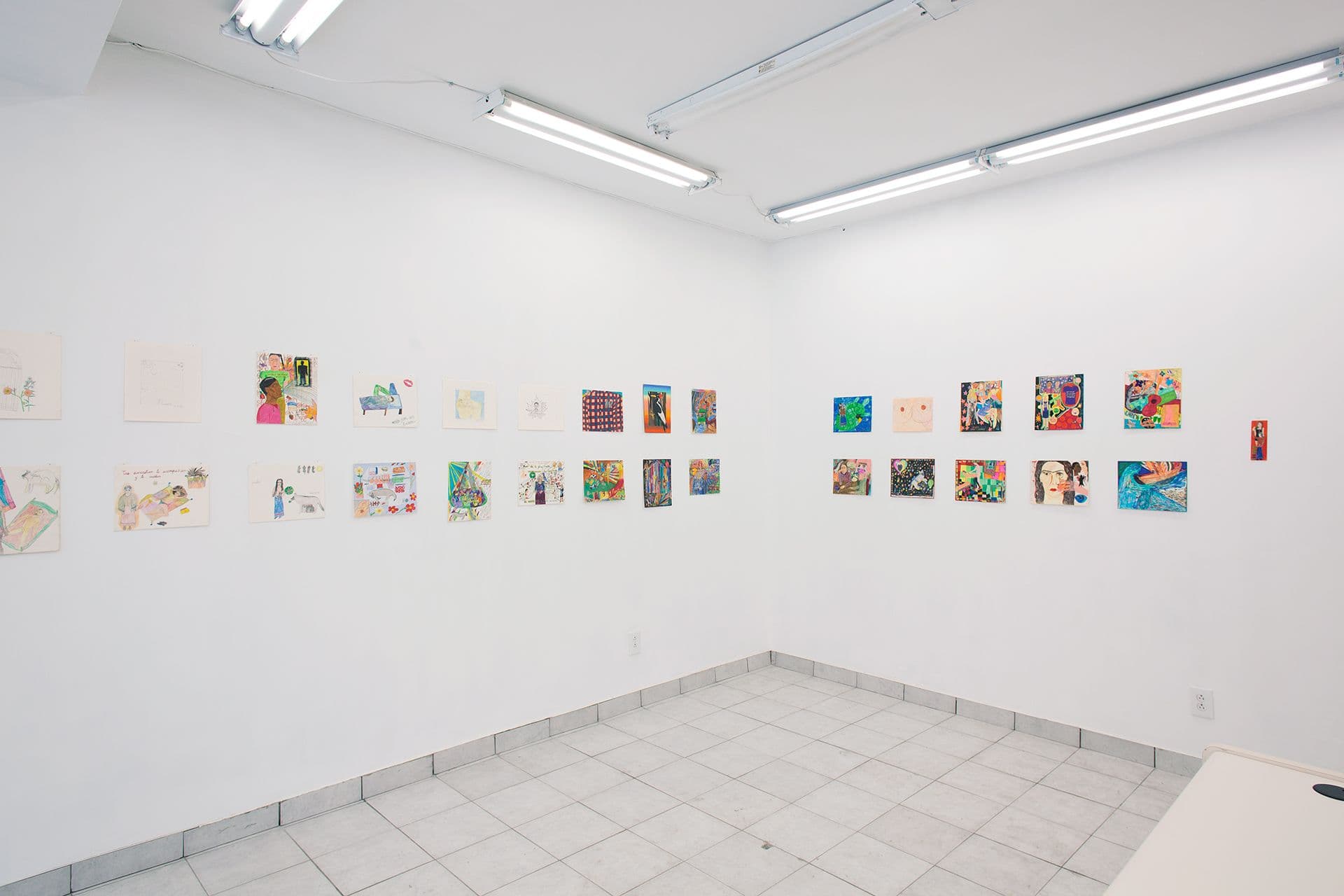 Installation view.