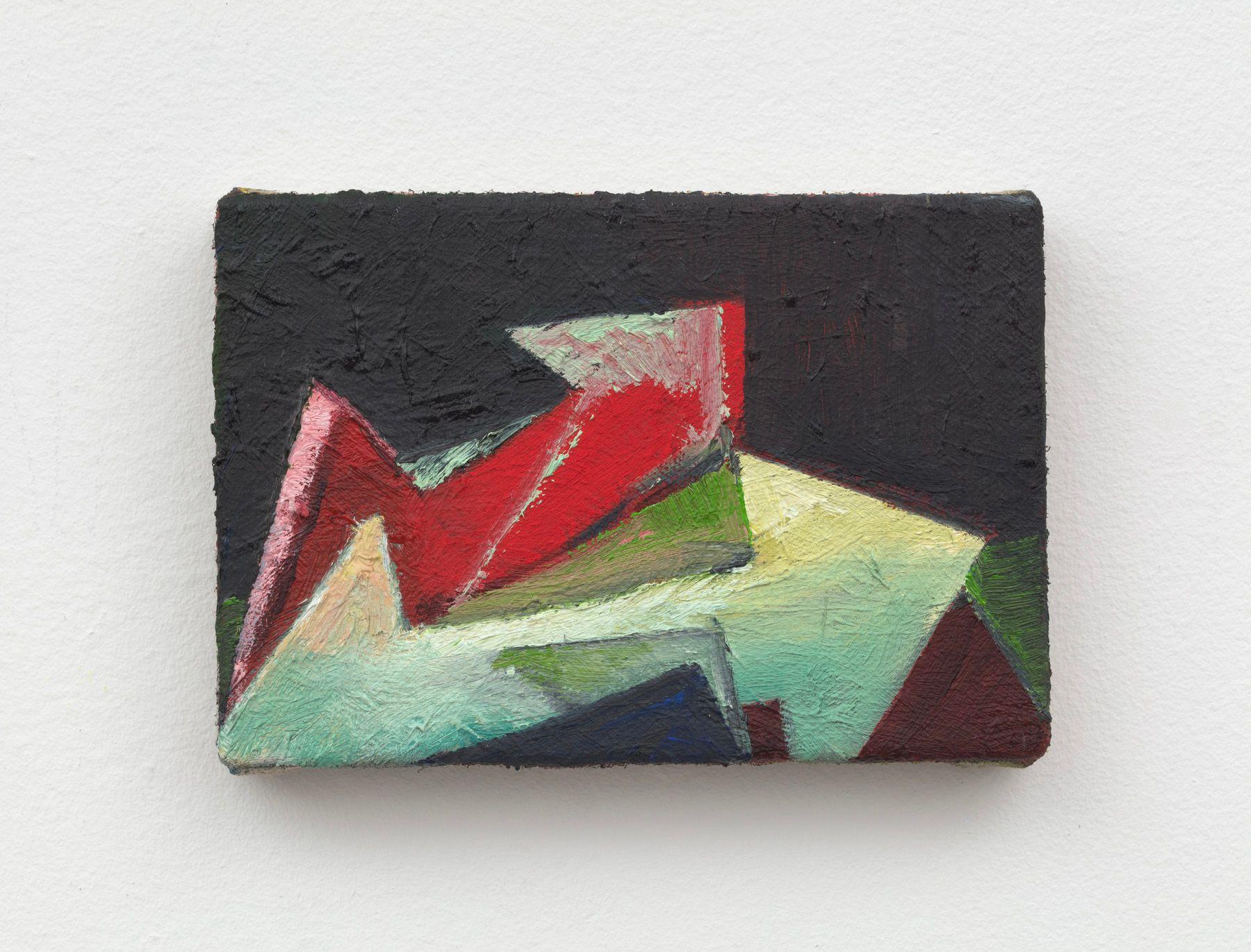 Al Svoboda. to go around where it is pointing, 2023. Oil on linen. 4 x 6 inches.