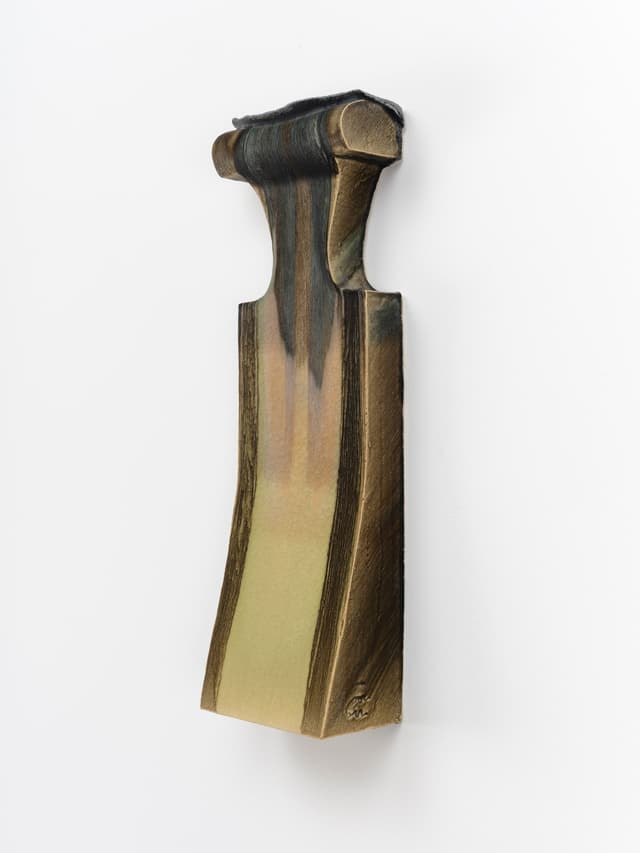 CrossLypka. jit-ex, 2024. Glazed ceramic. 23 ½ × 7 × 4 inches.