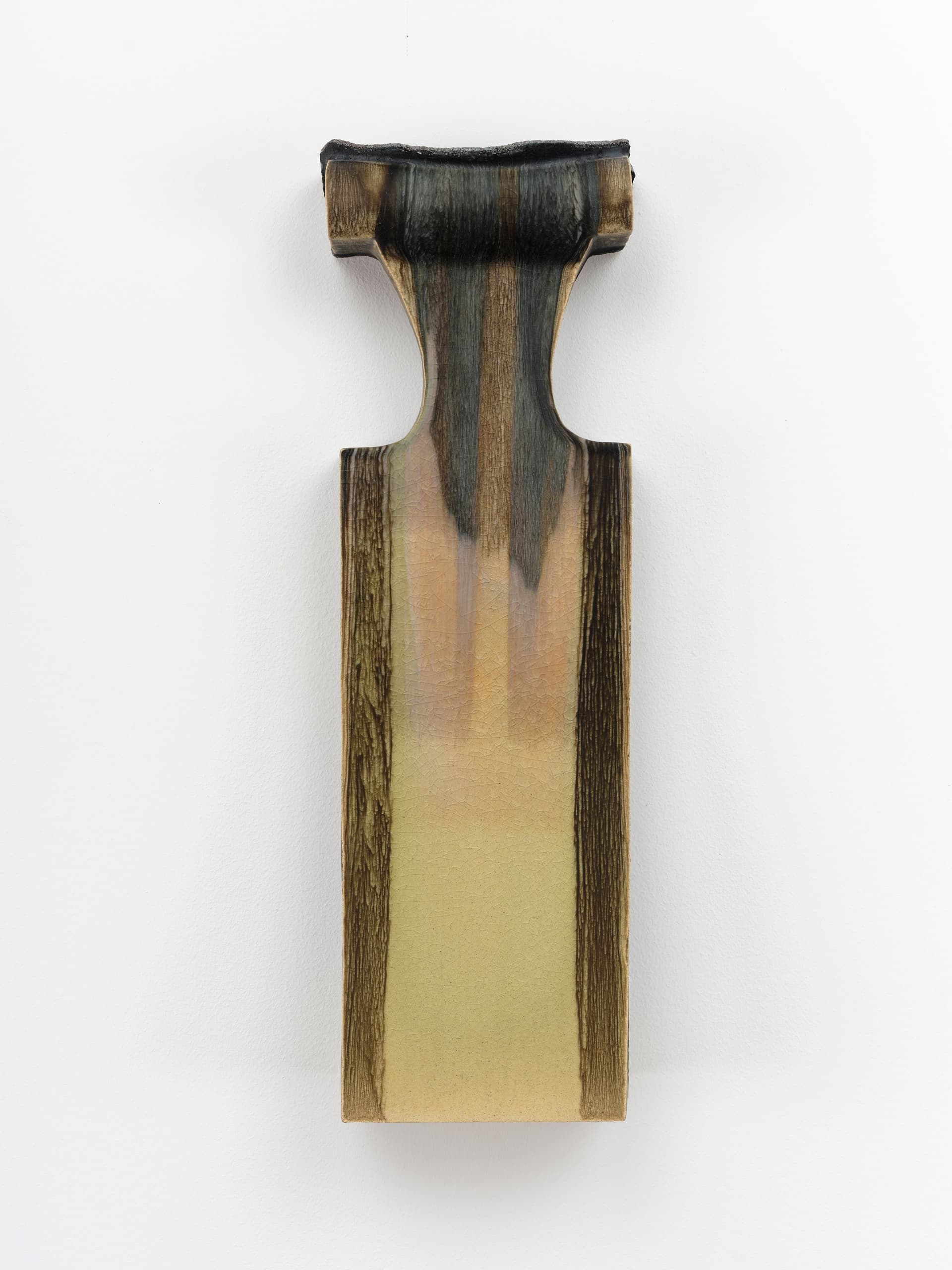 CrossLypka. jit-ex, 2024. Glazed ceramic. 23 ½ × 7 × 4 inches.