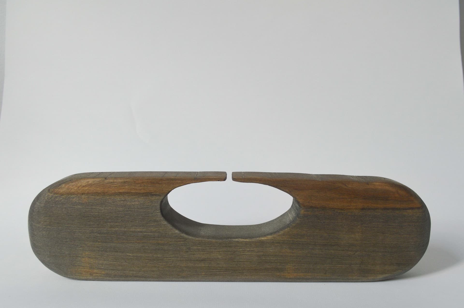 Kai Jenrette. and (43/50), 2023. Basswood. 3 × 11.75 × 1.25 inches.