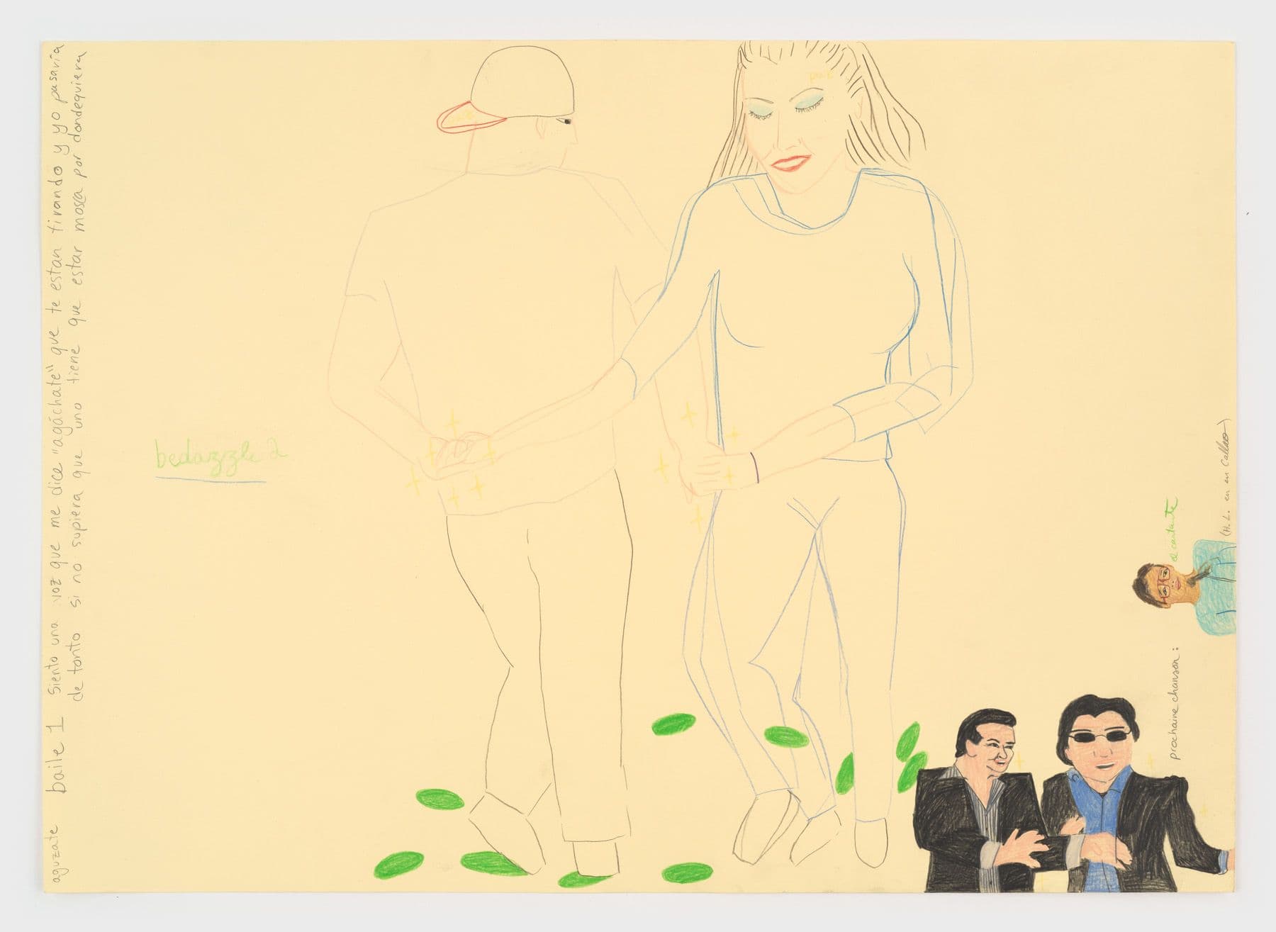 Alix Van Der Donckt-Ferrand. Agúzate, 2025. Color pencil and graphite on cardstock. 19.5 × 27.5 inches.