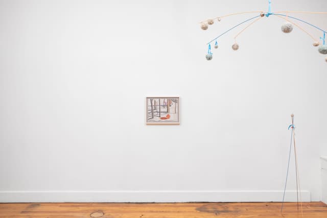 Installation view.