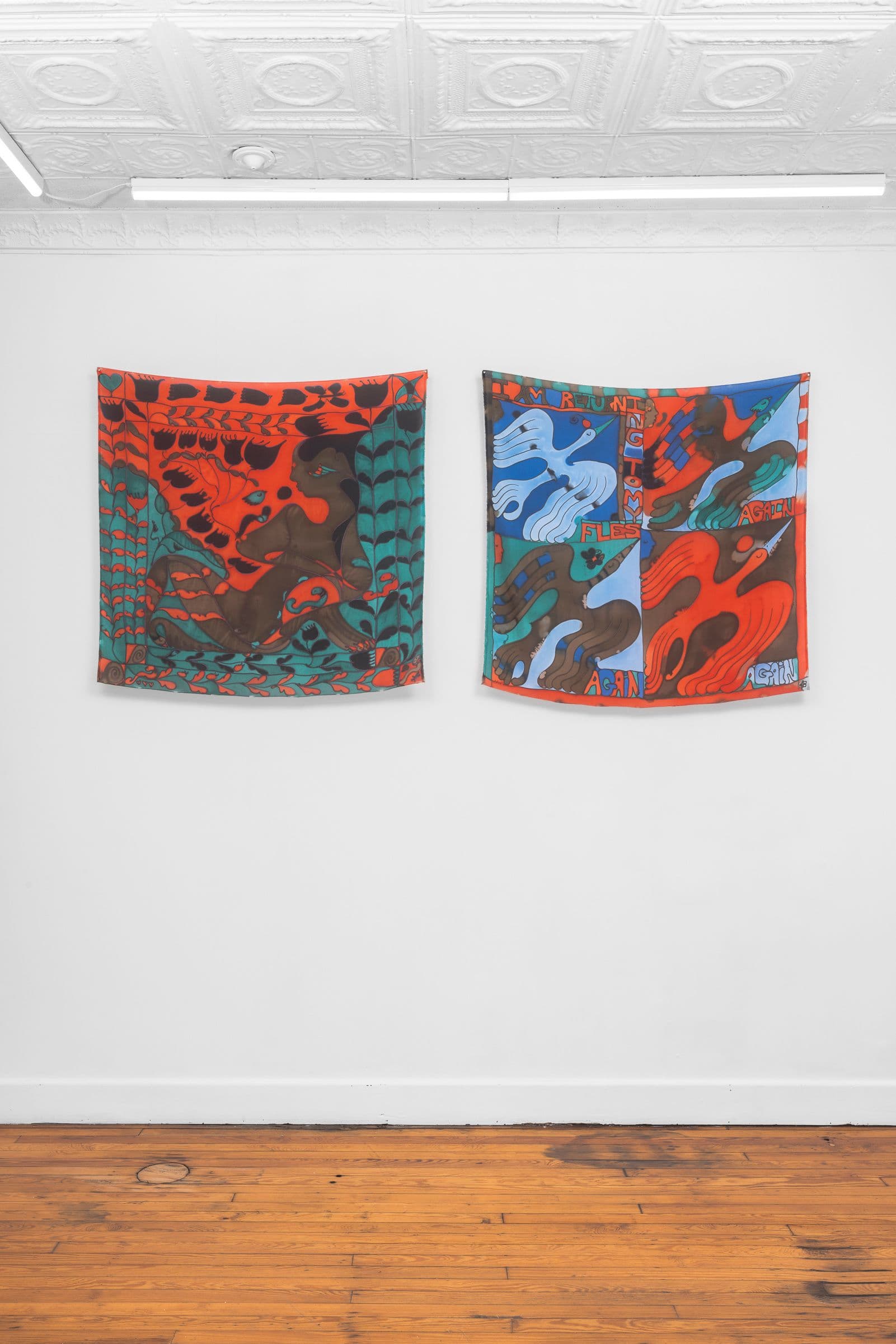 Installation view.