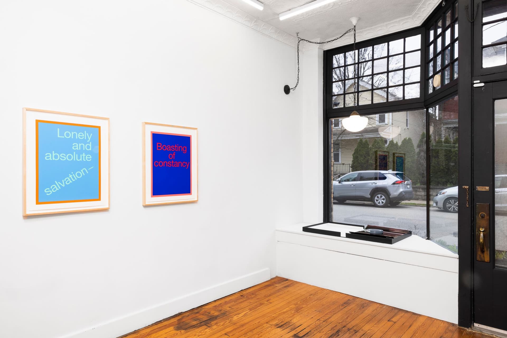 Installation view.