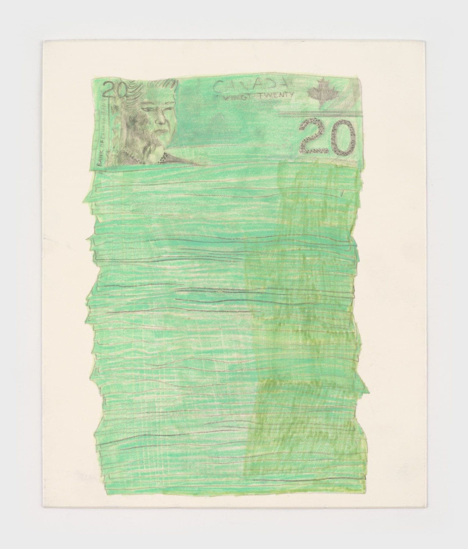 Alix Van Der Donckt-Ferrand. Untitled, 2024. Marker, color pencil, and graphite on matboard. 10.5 × 8.5 inches.