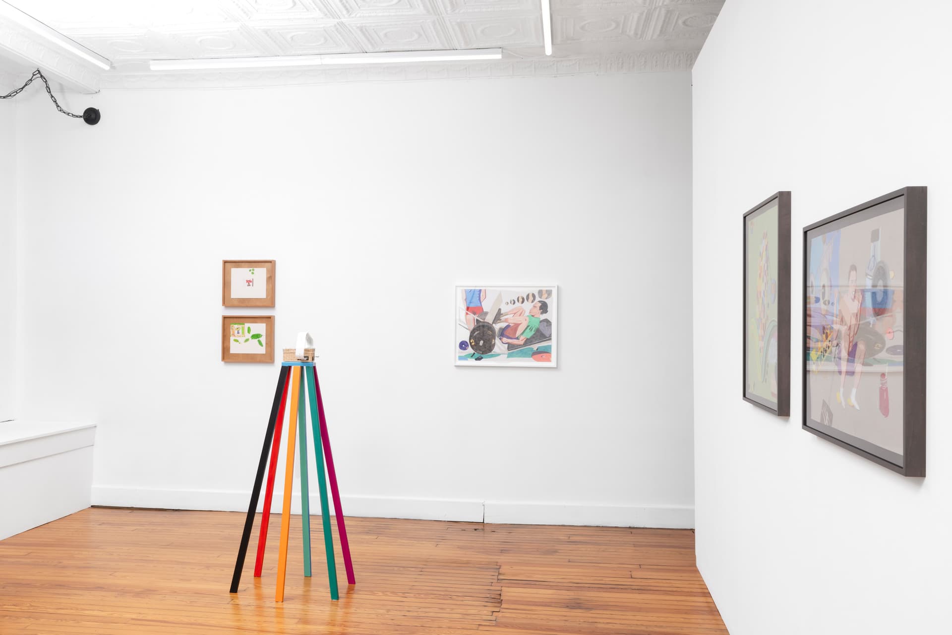 Installation view.