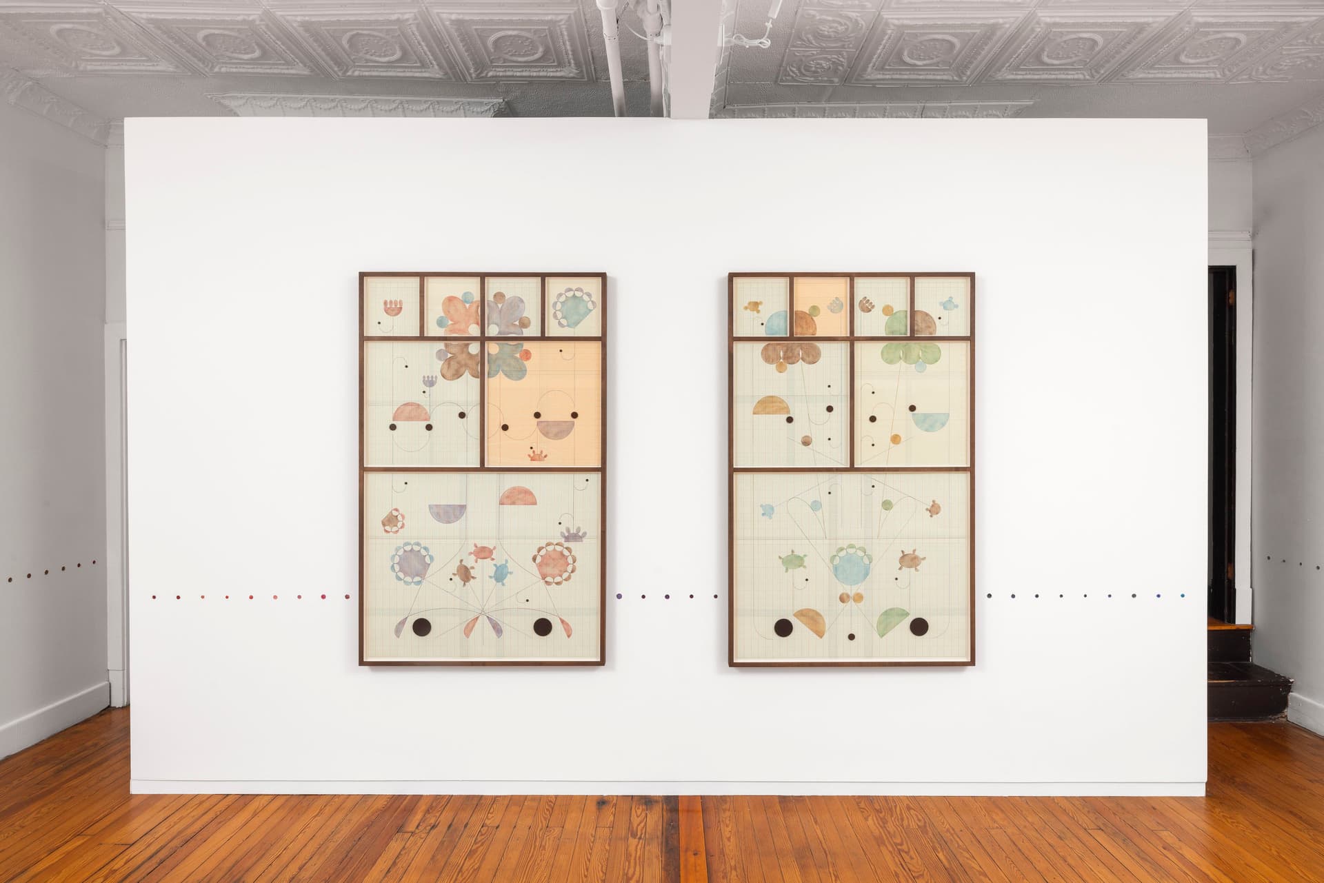 Installation view.