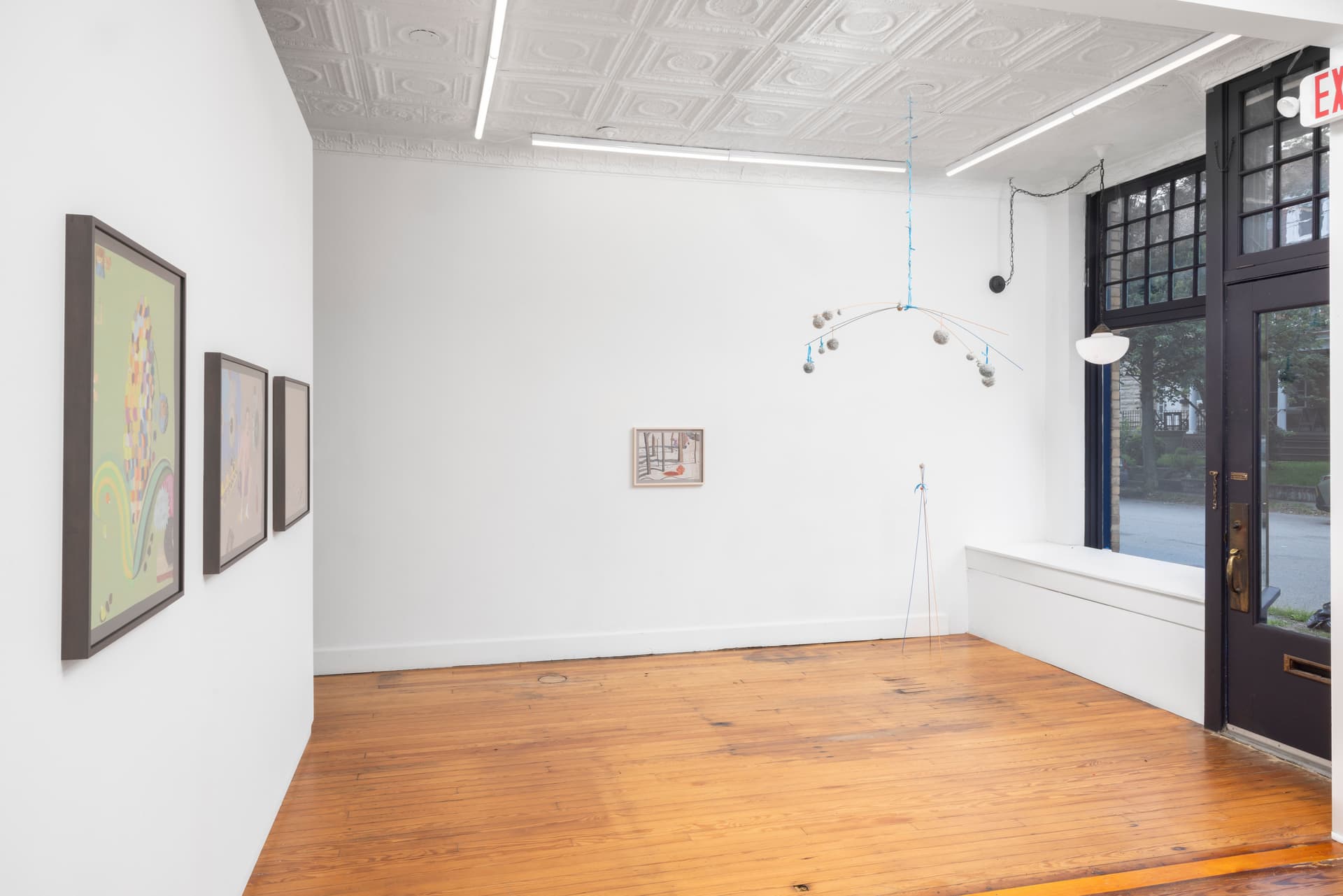 Installation view.