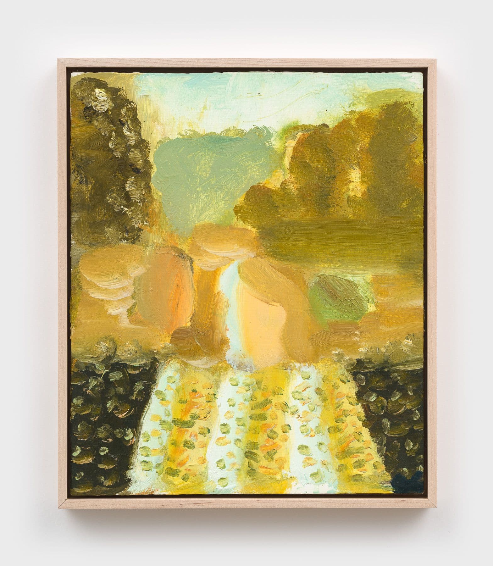 Owen Westberg. Flora ix, 2025. Oil on birch panel. 12 × 10 ⅛ inches.