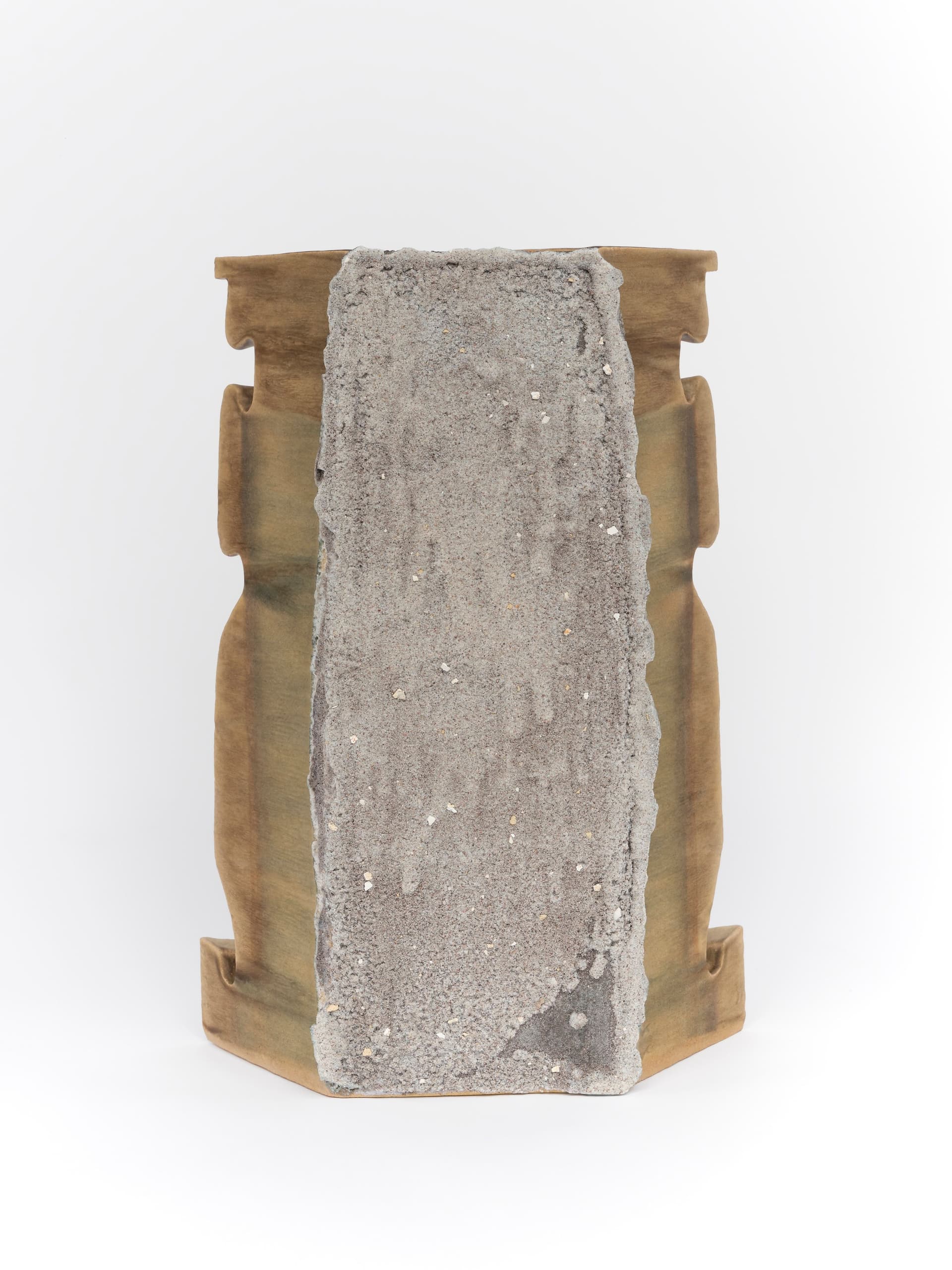 CrossLypka. d.e.w., 2024. Glazed ceramic. 23 × 14 ½ × 6 inches.