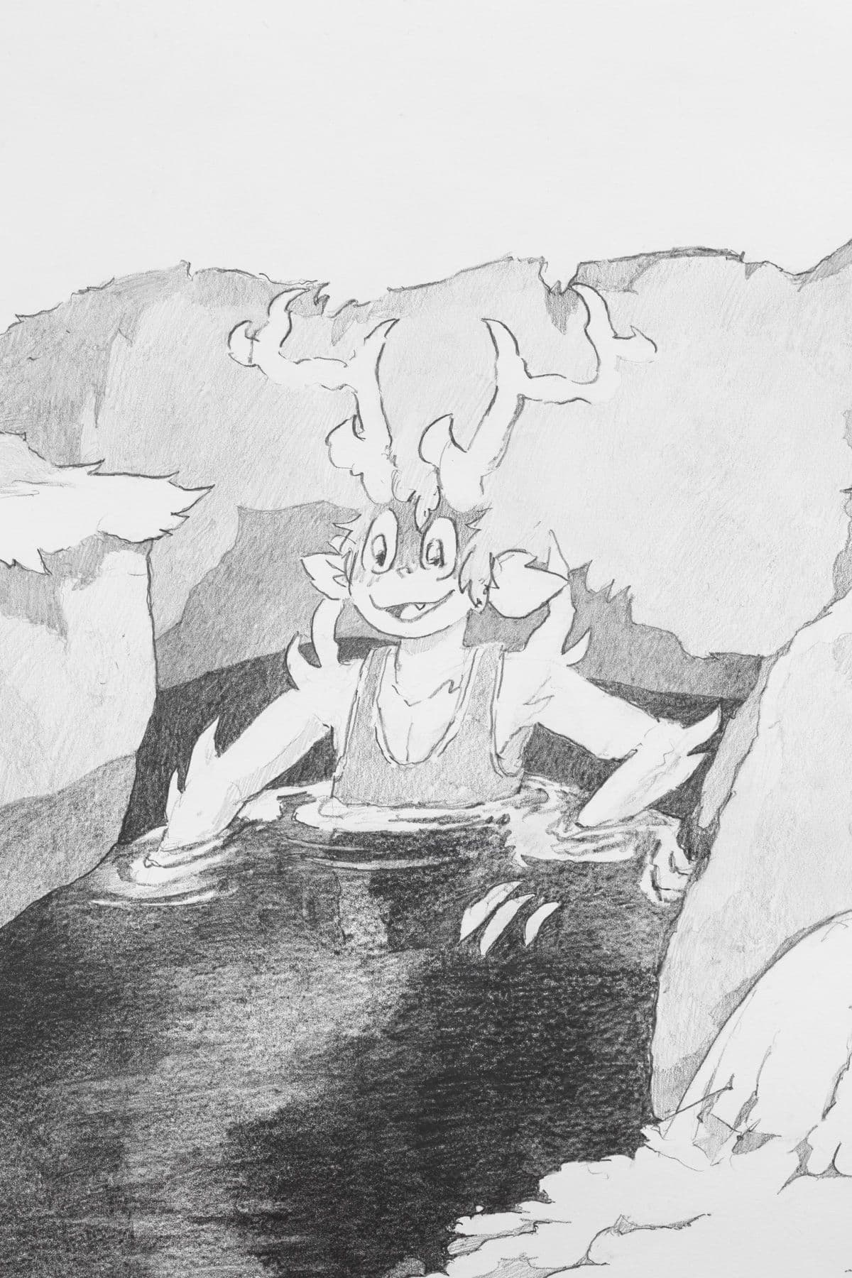 Paul Peng. Ground (Detail), 2021.
Graphite on paper. 50 x 38 inches.