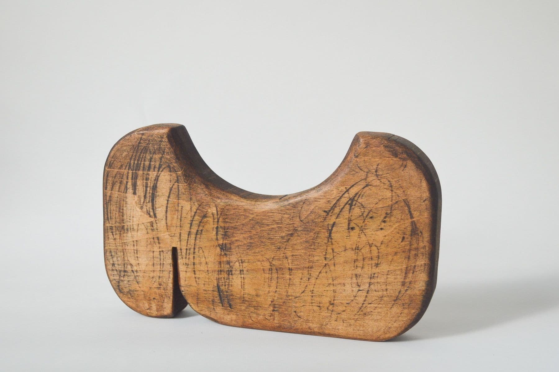 Kai Jenrette. <i>and (04/50)</i>, 2022. Basswood. 5.25 × 9 × 1.25 inches.