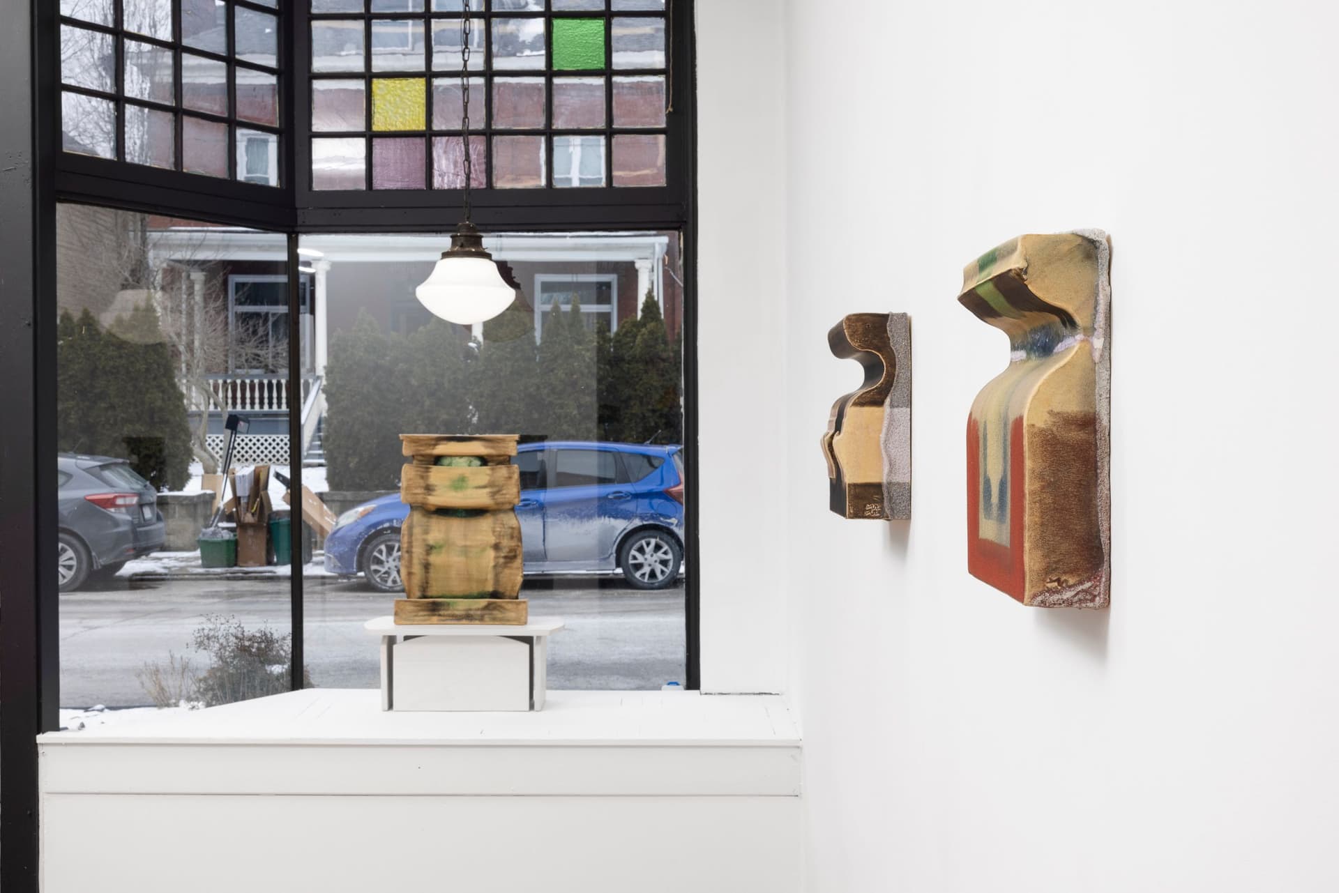 Installation view.
