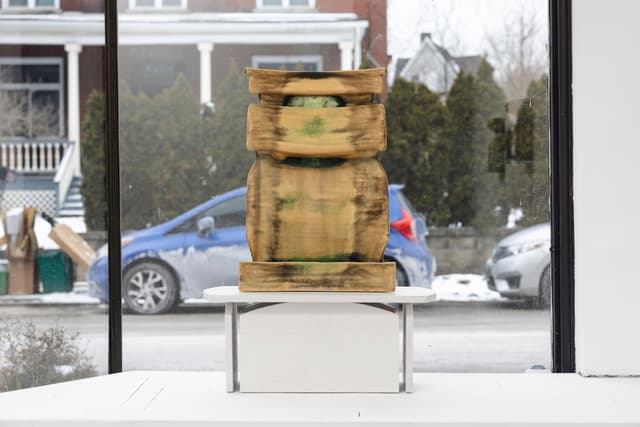 Installation view.