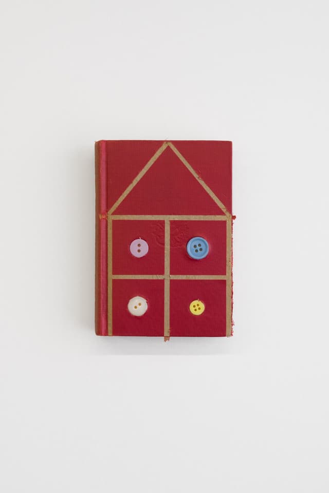 Bronson Smillie. Tiny Home 1, 2025. Book, buttons. 5.25 x 3.5 inches.