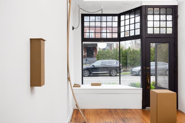 Installation view.