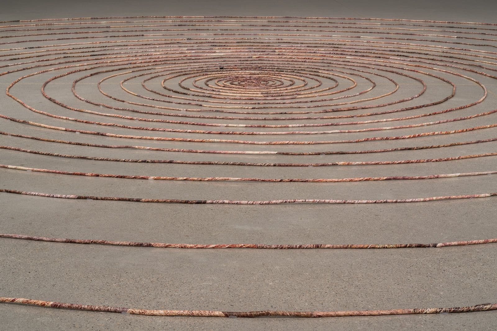Faye HeavyShield. <I>wave</I>, 2018. Digital image on paper and mixed media. Dimensions variable: Forge Project Collection, traditional lands of the Moh-He-Con-Nuck. Photo: Blaine Campbell.