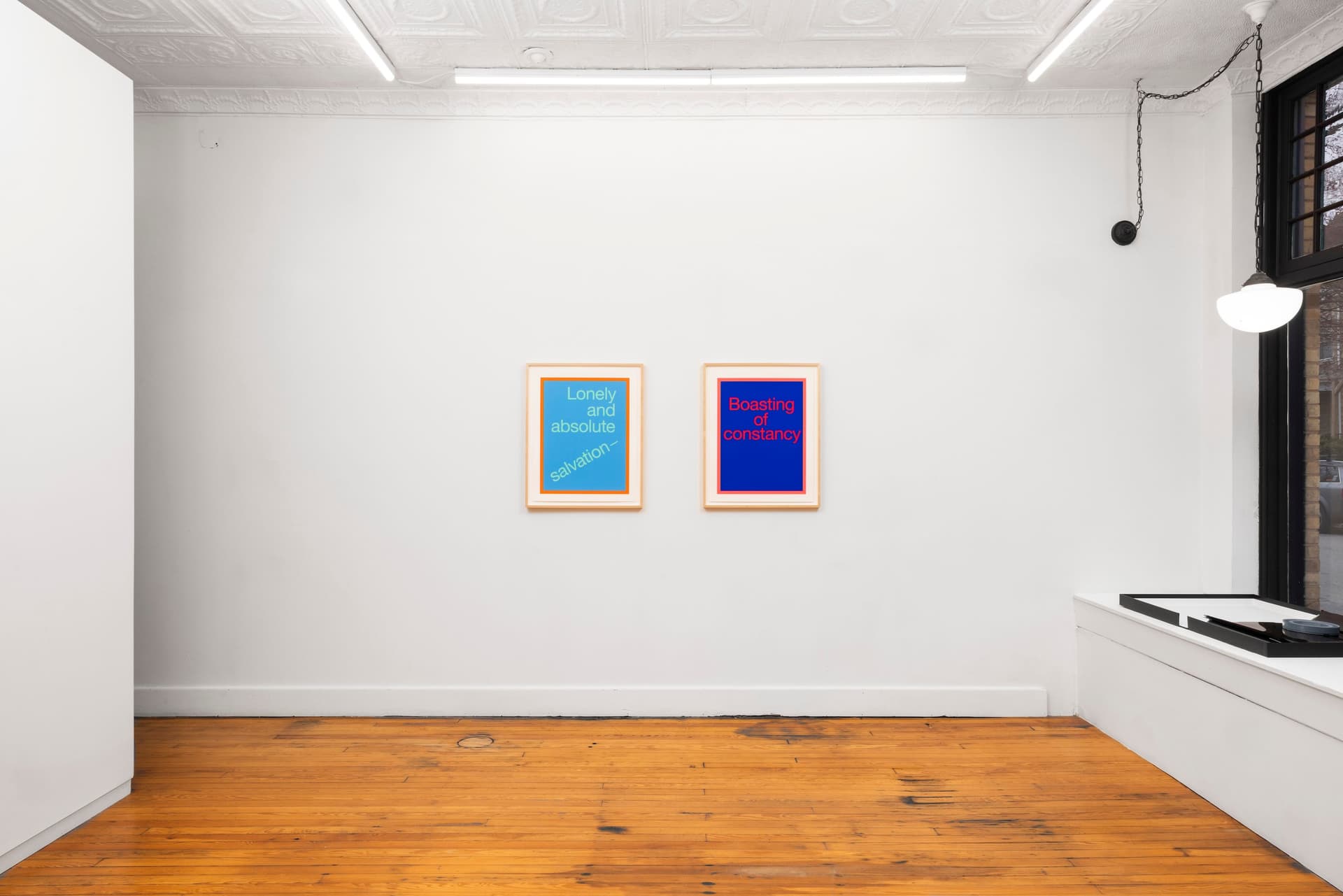 Installation view.