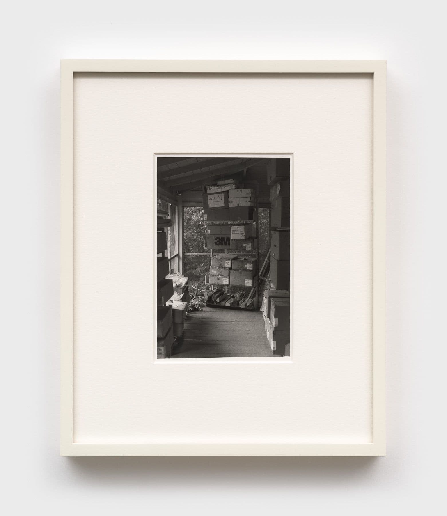 Mo Costello. Untitled (Front Porch, Hurricane Helene), 2025. Gelatin silver print.
6 × 4 inches (11 1/2 × 9 1/2 inches framed). Edition of 3 + II AP.