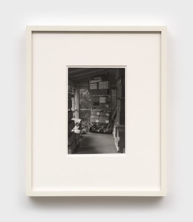 Mo Costello. Untitled (Front Porch, Hurricane Helene), 2025. Gelatin silver print.
6 × 4 inches (11 1/2 × 9 1/2 inches framed). Edition of 3 + II AP.